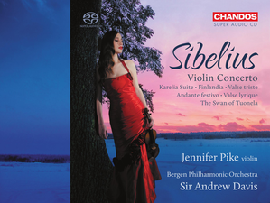 Sibelius Violin Concerto   Karelia Suite   Booklet cover image.